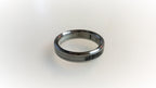 Titanium Ring with Deer Antler Inlay: 5mm Band